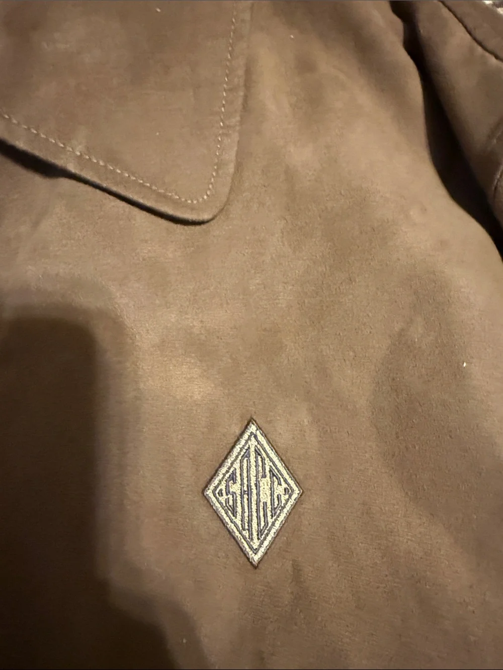 Men's Brown Zip-Front Jacket